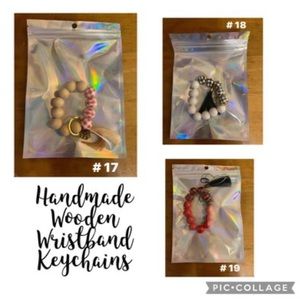 Handmade keychain wristlets